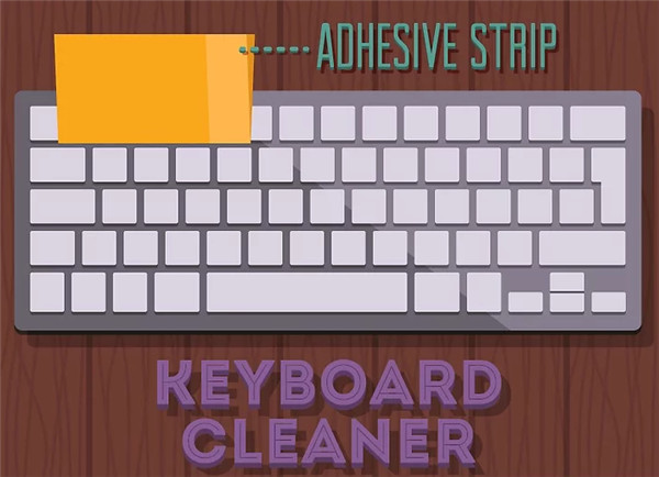 कीबोर्ड स्वच्छ करा
