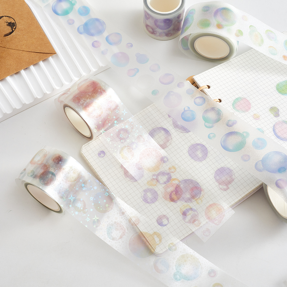 Yangi folga Washi lenta to'plami DIY dekorativ scrapbooking stikeri (3)