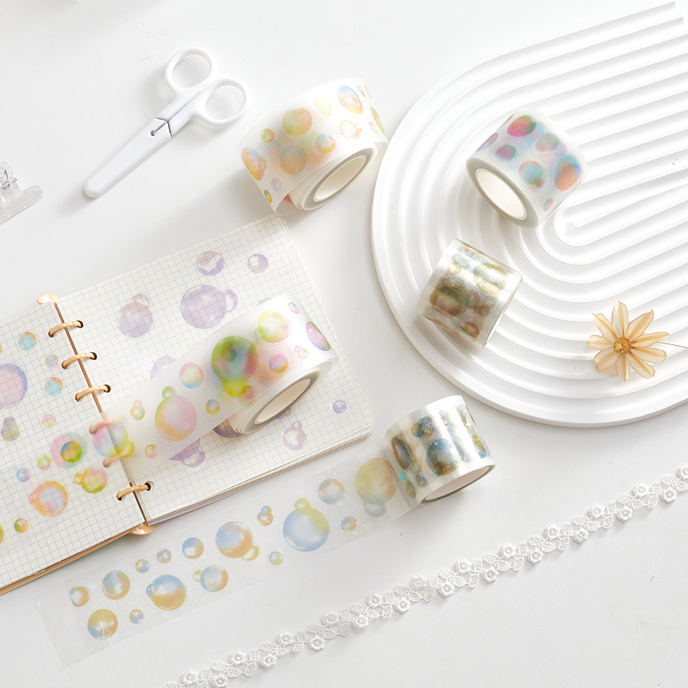 Жаңа фольга Washi таспа жинағы DIY сәндік скрапбукинг жапсырмасы (4)