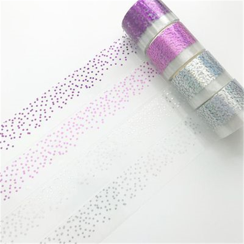 Clear Foil Overlay Washi Tapes For Planning And Scrapbooking (2)