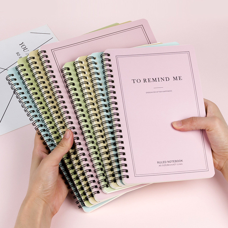 Custom Back To School Peach Unicorn Panda Notebook Stationery Gift Set (2)