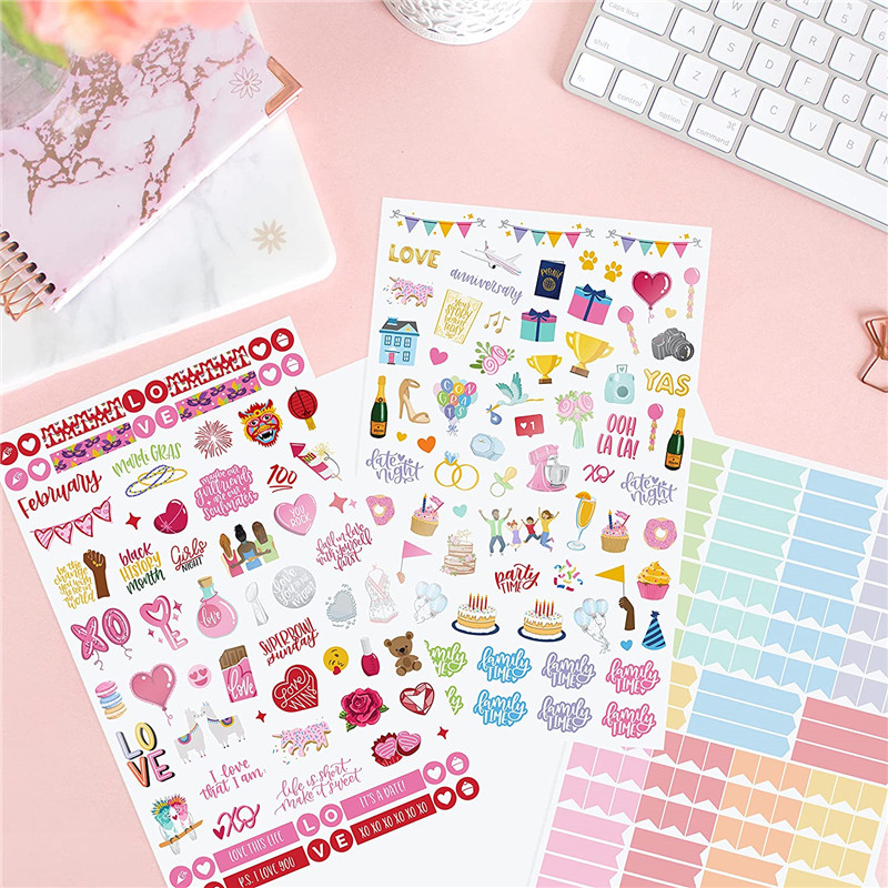 China Custom Holographic Planner Header Sticker To Do List Tab Reminder ...