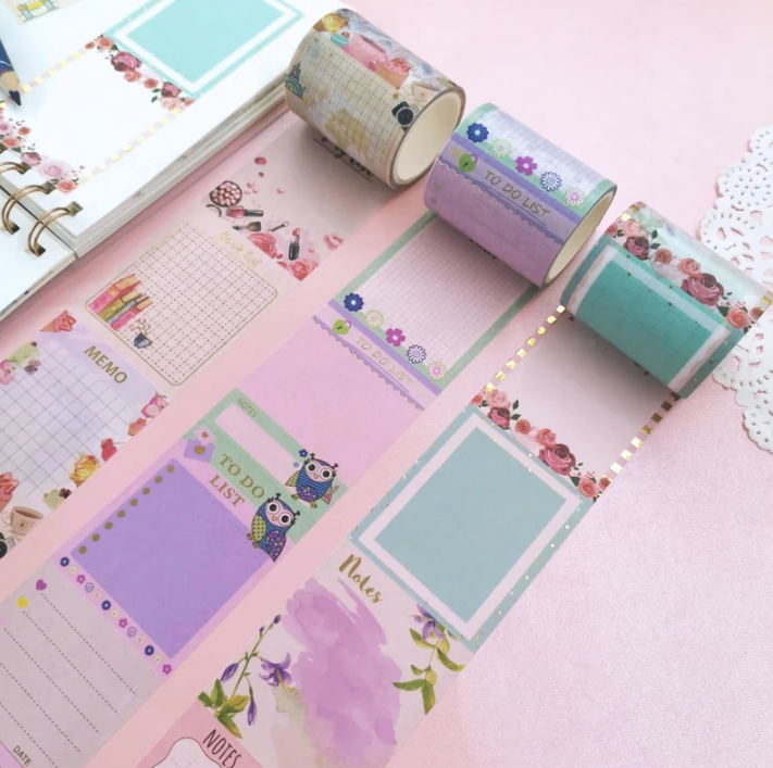 Custom Printing Wholesale Colorful Animal Masking Perforated Washi Tape (2)
