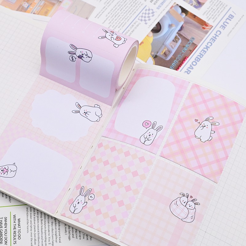 Perforated Writable Sticker Roll Tape (1)