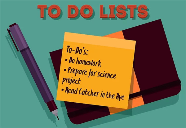 Write up a to-do list