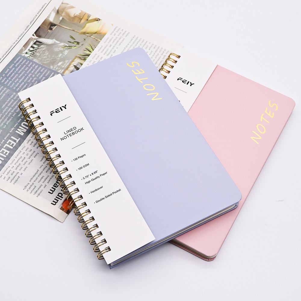 China Custom Wide Ruled Spiral Notebook Manufacturer and Supplier ...