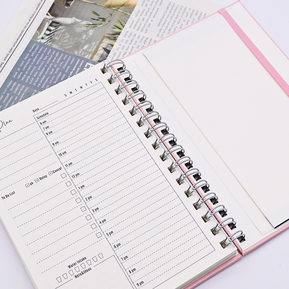 five subject spiral notebook