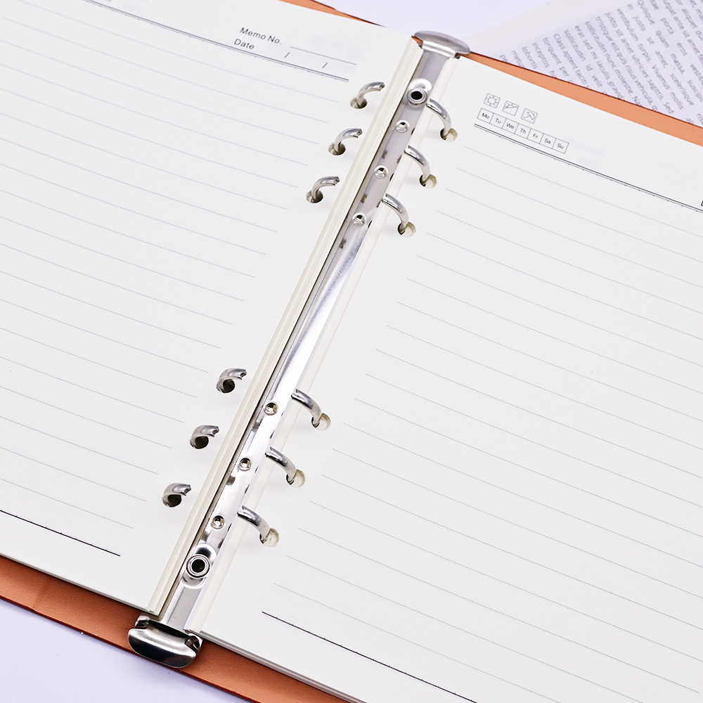 monogrammed leather notebook