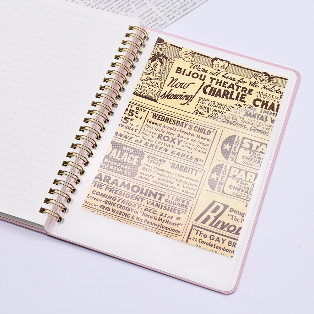 small spiral notebook