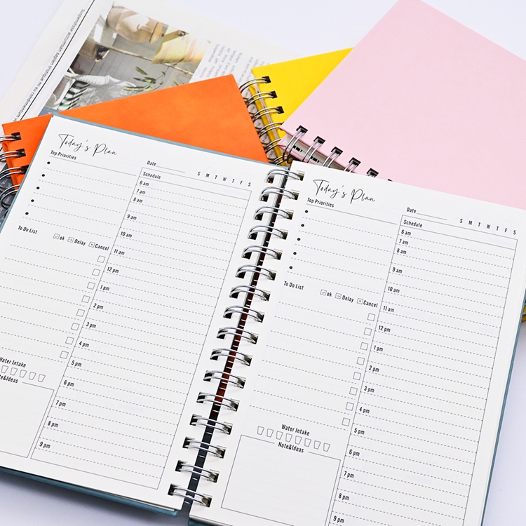 wide lined spiral notebook